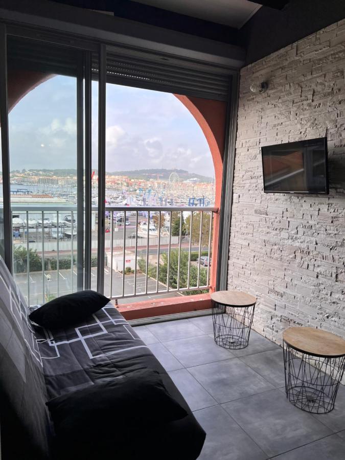 Belle Vue, T2 Mezzanine Renove 2023, Vue Port, 50 M De La Plage De La Conque Apartment Агде Екстериор снимка